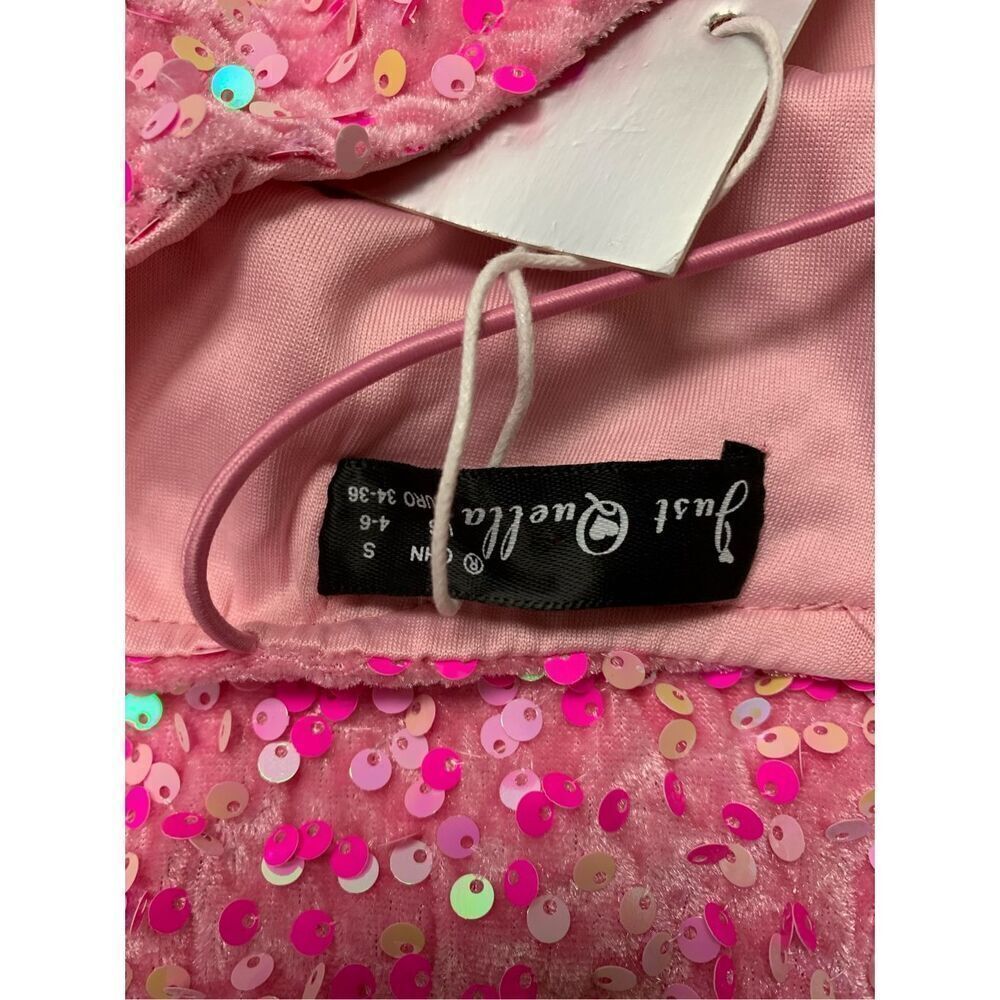 Bubblegum Pink Sequin Dress - Picture 6 of 7